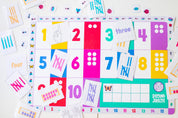 Numbers Placemat, Numbers Placemats, Number Placemat, Number Placemats, Kid plays with Numbers Placemat, Developing Early Math Skills with Numbers Placemat, Counting Placemat for Kids, Toddler playing with Placemat