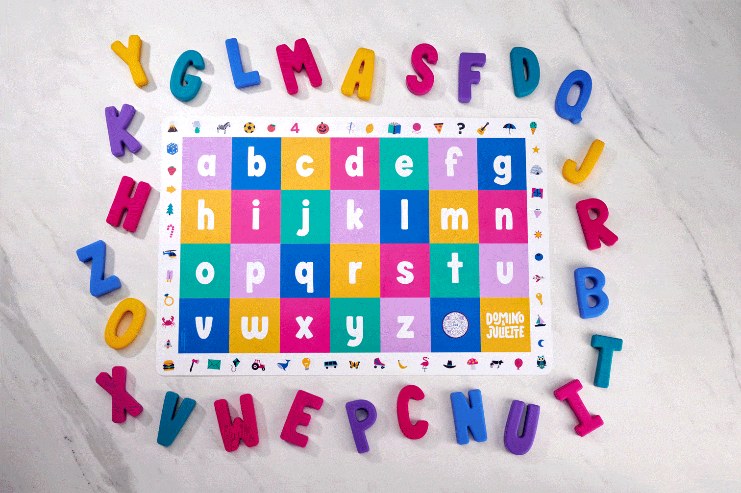 Educational Foam Puzzle ~ Alphabet (Uppercase; Colors May Vary)